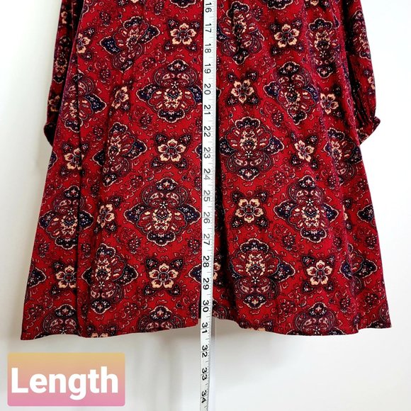 American Eagle Outfitters Long Sleeves BOHO Dress - Picture 9 of 13